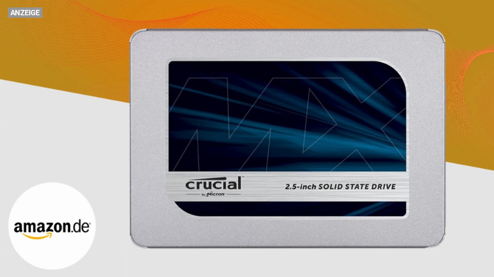 Crucial MX500 4 TB im Angebot: SSD-Alternative zur Festplatte günstiger kaufen
