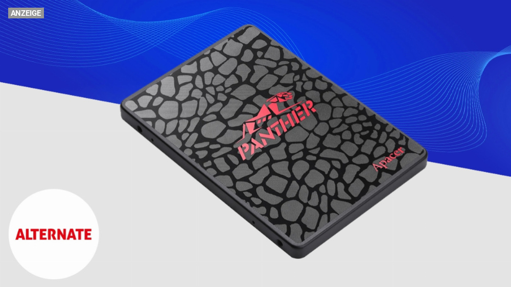Die einzige 1-TB-SSD für unter 40 Euro: Apacer Panther AS350 jetzt noch günstiger