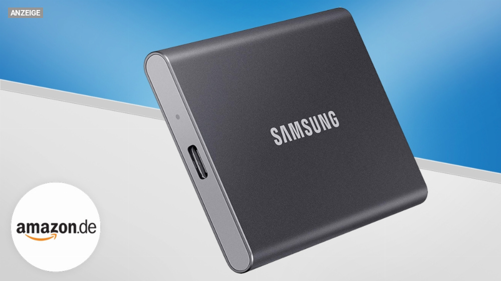Neuer Tiefstpreis: Samsung Portable SSD T7 1 TB noch günstiger
