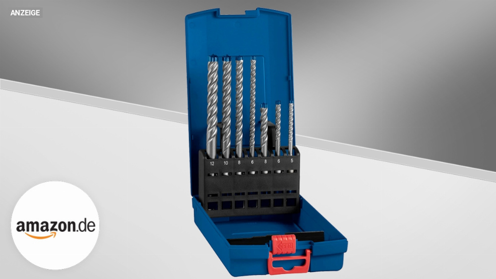 Halber Preis! 7-teiliges Bohrer-Set SDS plus von Bosch Professional konkurrenzlos günstig