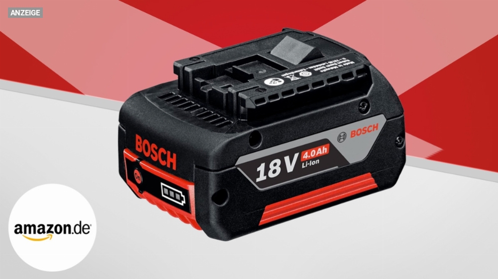 Kein Witz: Bosch Professional Akku 18V 4 Ah jetzt 40 Euro günstiger
