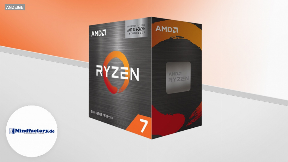 Gaming-CPU kaufen: AMD Ryzen 7 5800X3D für 295 Euro kurze Zeit im Angebot