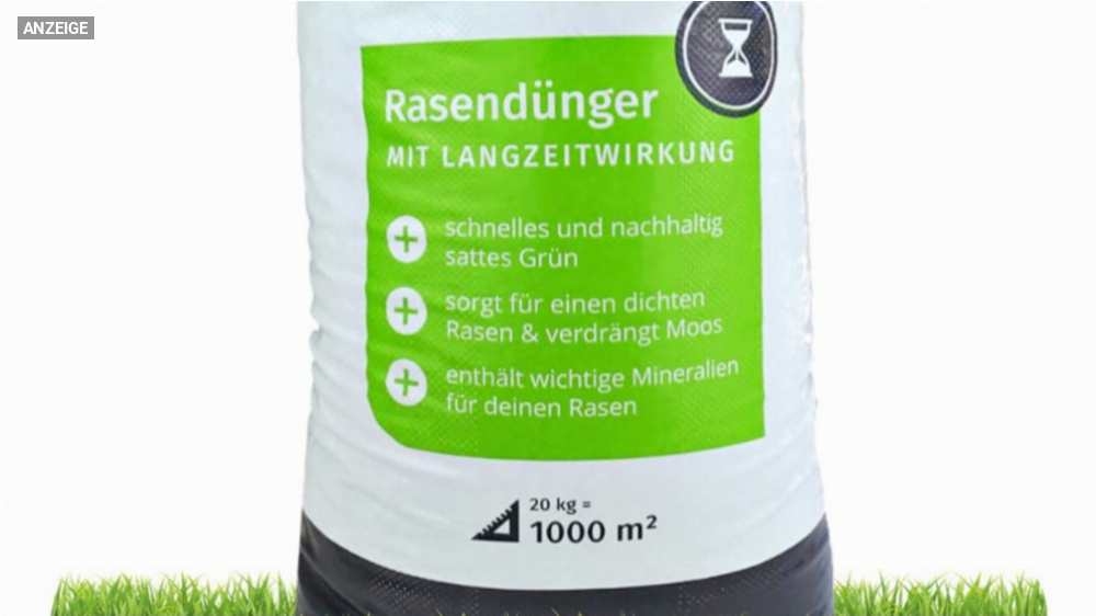 Wächst und wächst: Darum wird dieser Langzeit-Rasendünger bei Amazon tausendfach gekauft