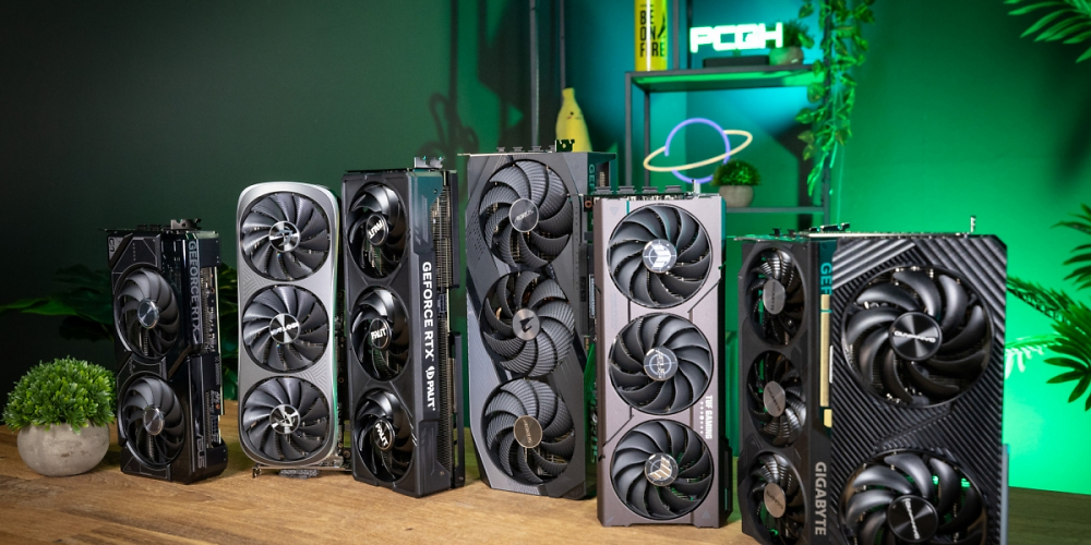 Die Geforce RTX 4070 im Gruppenbild