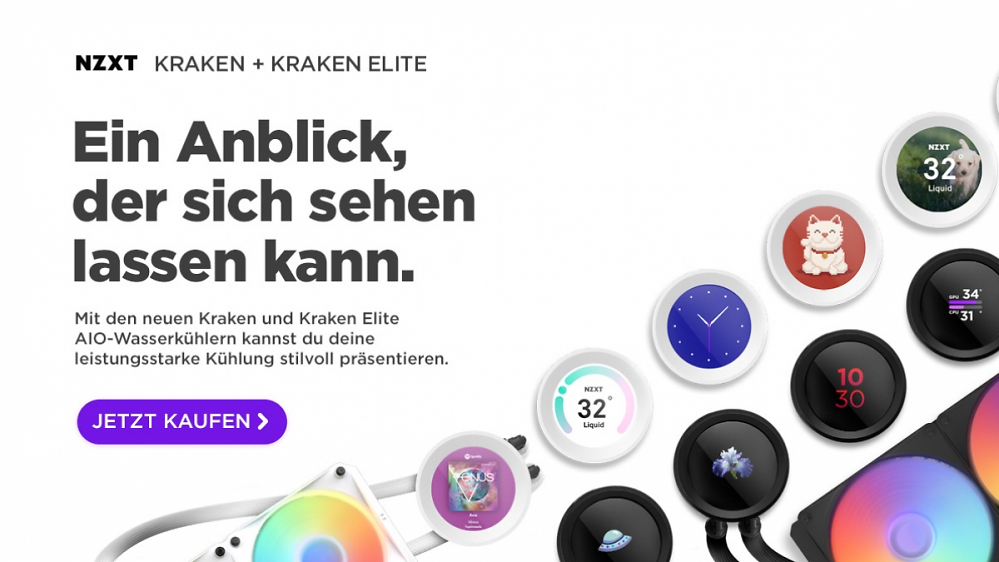 Die neuen Kraken-Kühler von NZXT: Coole Features, Top-Kühlleistung & tolles Design