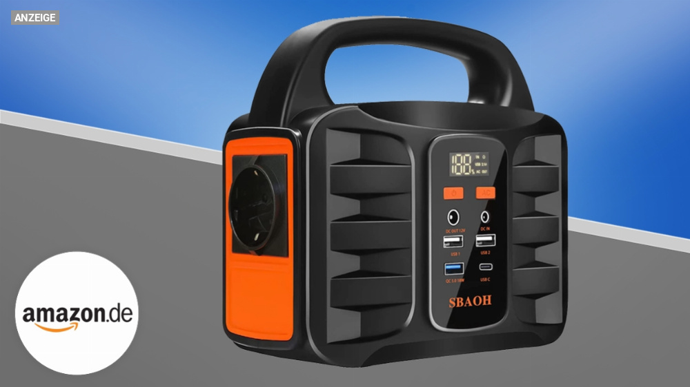 Klein, aber oho! Tragbare Powerstation für 100 Euro - kompakter Solargenerator im Angebot