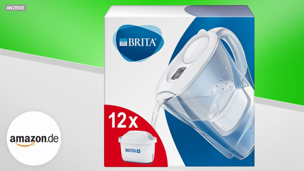 Über 30 % reduziert: Brita Wasserfilter mit Maxtra Filterkartuschen - Jahrespaket im Angebot