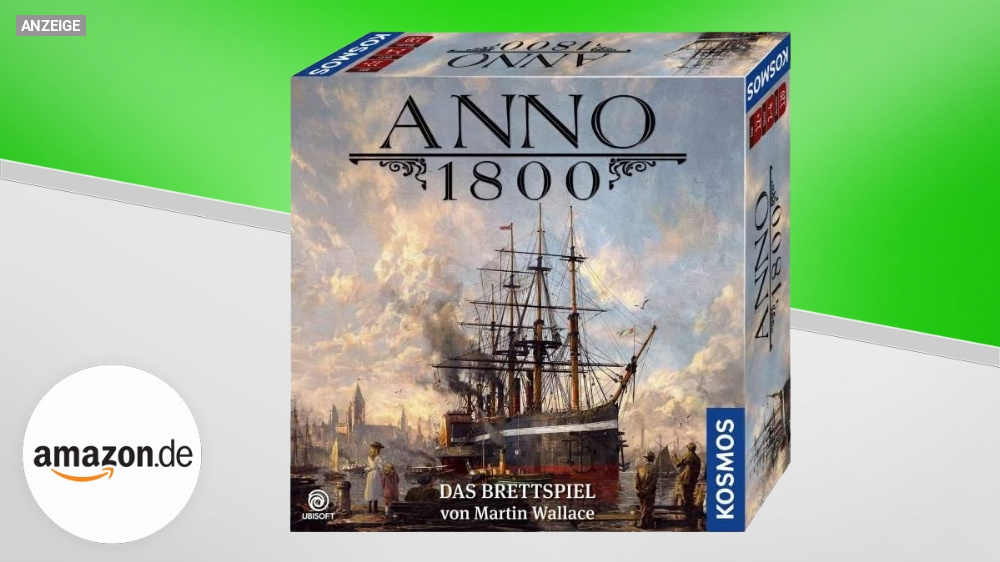 Bester Preis für Anno 1800 - Das Brettspiel: Kurze Zeit mit 34 % Rabatt (Kosmos 680428)