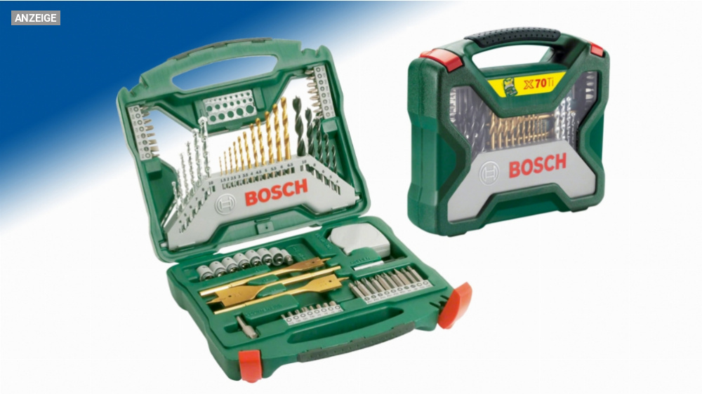 Nirgends günstiger: Bosch Bohrer- & Schrauber-Set 70-teilig hier zum Hammerpreis