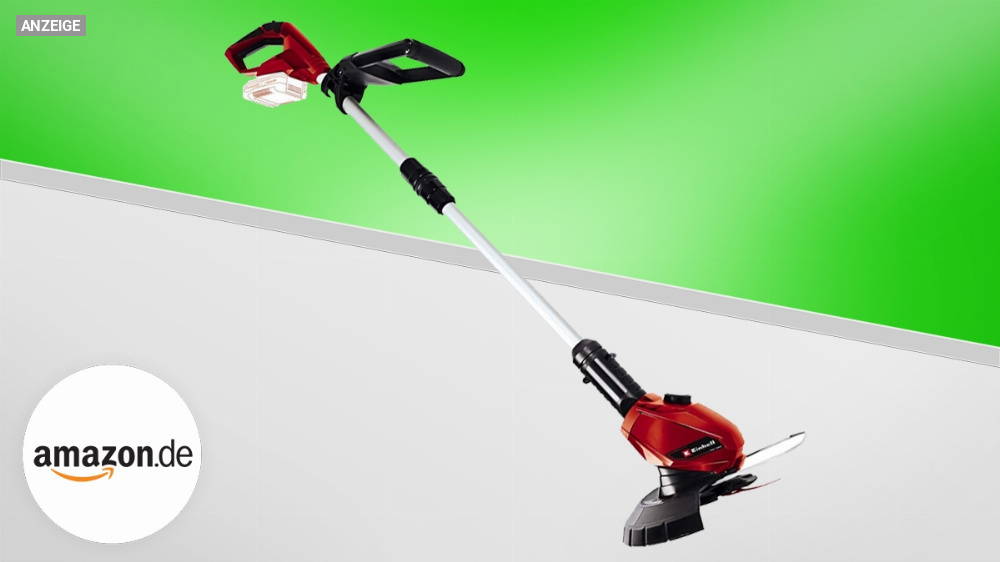 Akku-Rasentrimmer: Bestseller von Einhell mit 40 % Rabatt, günstiger als Bosch und Makita