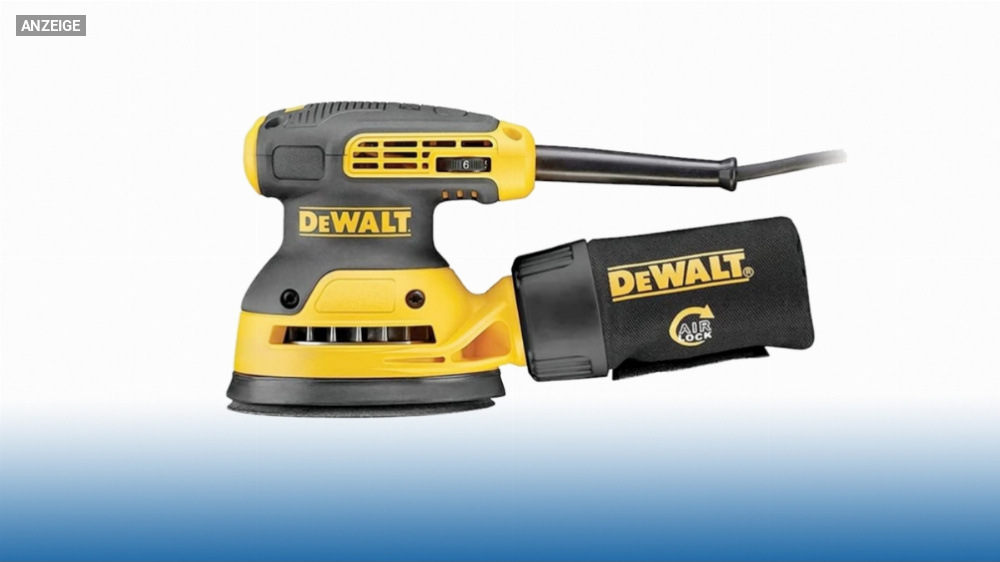 Nur die Nr. 1: An diesem Exzenterschleifer von DeWalt kommt keiner vorbei - Amazon-Topseller mit 35 % Ersparnis
