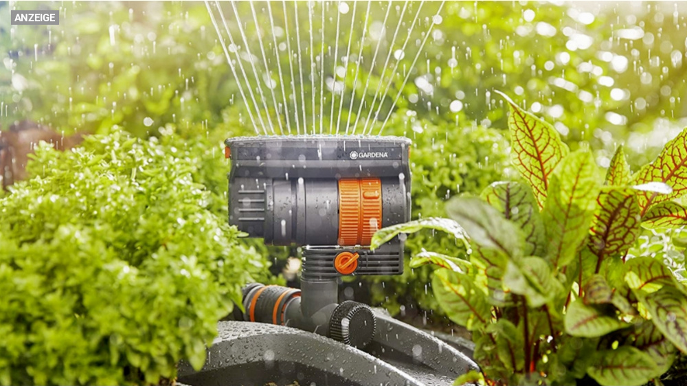 Mühelos Garten bewässern: Bestseller-Rasensprenger von Gardena bei Amazon jetzt mit 34 % Rabatt