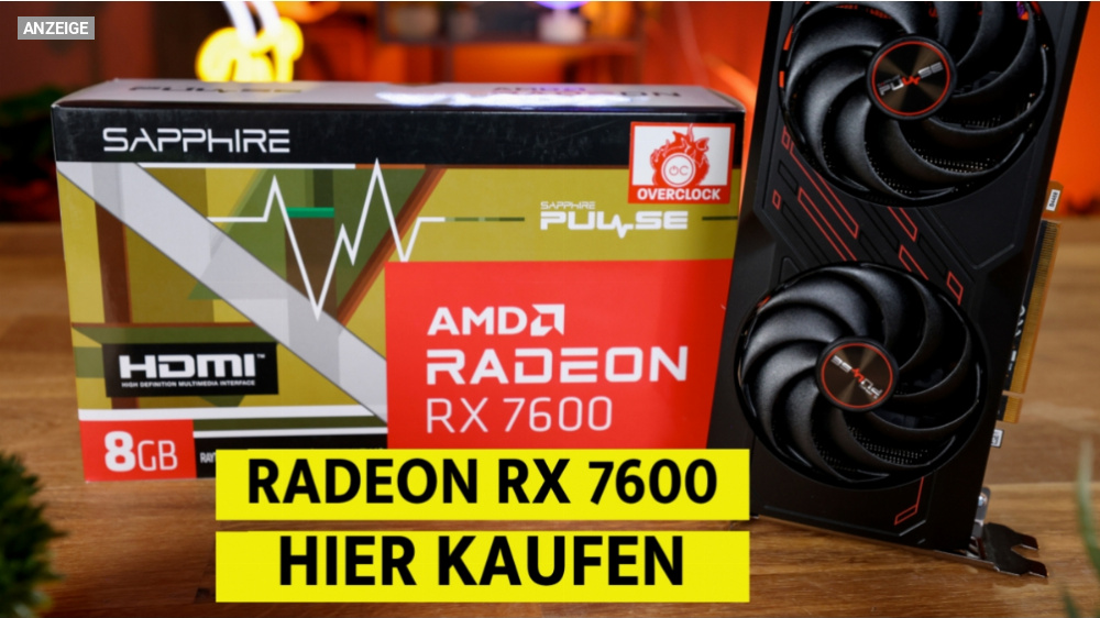 Radeon RX 7600 kaufen: Auch neue Radeon wird schon unter UVP angeboten (Update)