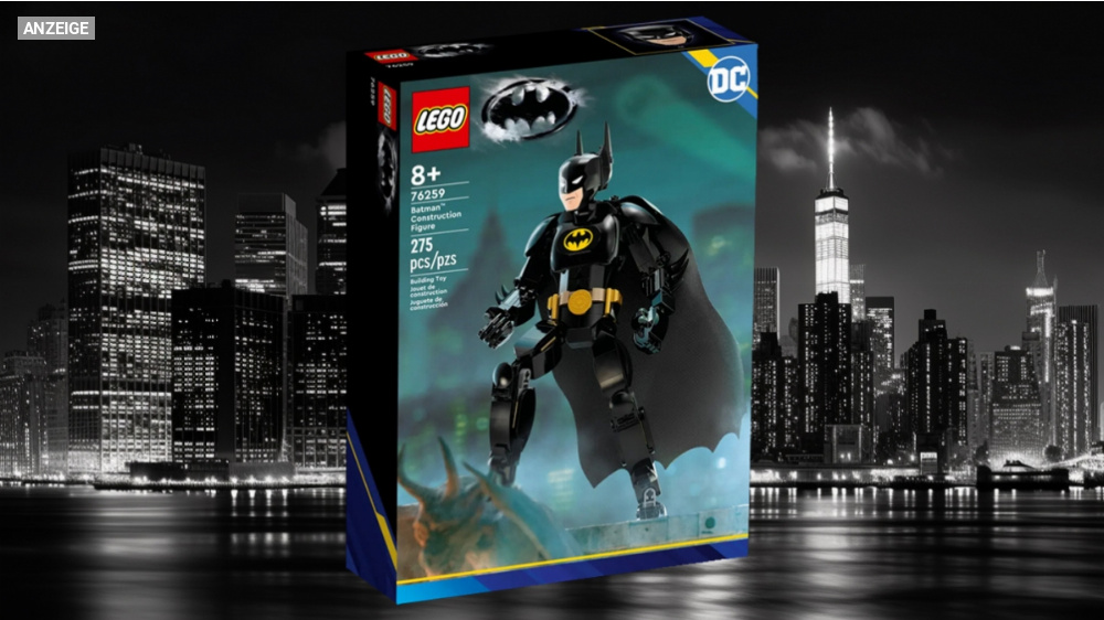 Lego DC Batman: 21 % Rabatt auf 26 cm hohe Actionfigur aus 275 Teilen (Lego 76259)
