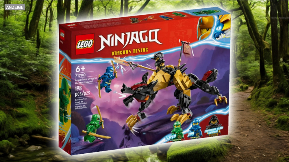 Lego Ninjago reduziert: Jagdhund des kaiserlichen Drachenjägers 19 % günstiger kaufen (Set 71790)