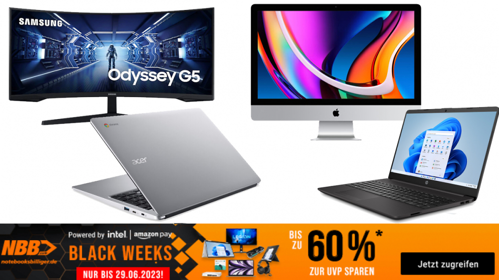 Konkurrenzlos günstig: Monitore von Acer, Samsung, Laptops von Acer, HP und vieles mehr - Black Weeks bei NBB