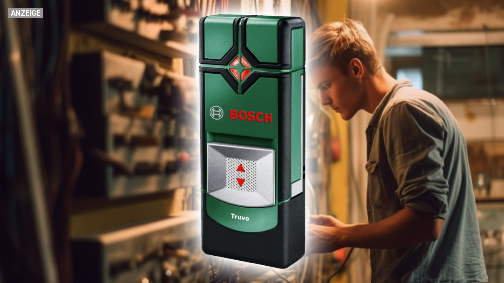Für den vollen Durchblick: Bosch Leitungssuchgerät für sicheres Bohren mit großem Rabatt
