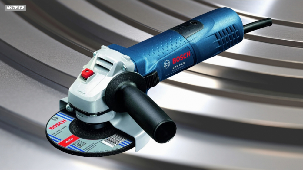 Bosch Professional Winkelschleifer: 41 % Rabatt auf Modell mit Scheibengröße 125 mm