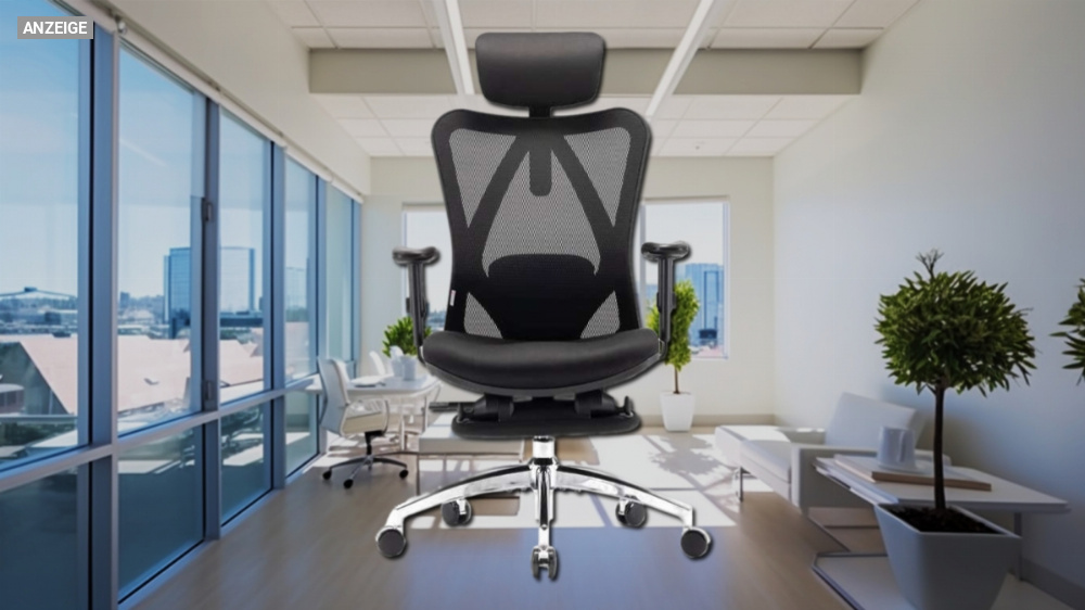 Nur für kurze Zeit: Ergonomischer Büro-Liegestuhl zum halben Preis