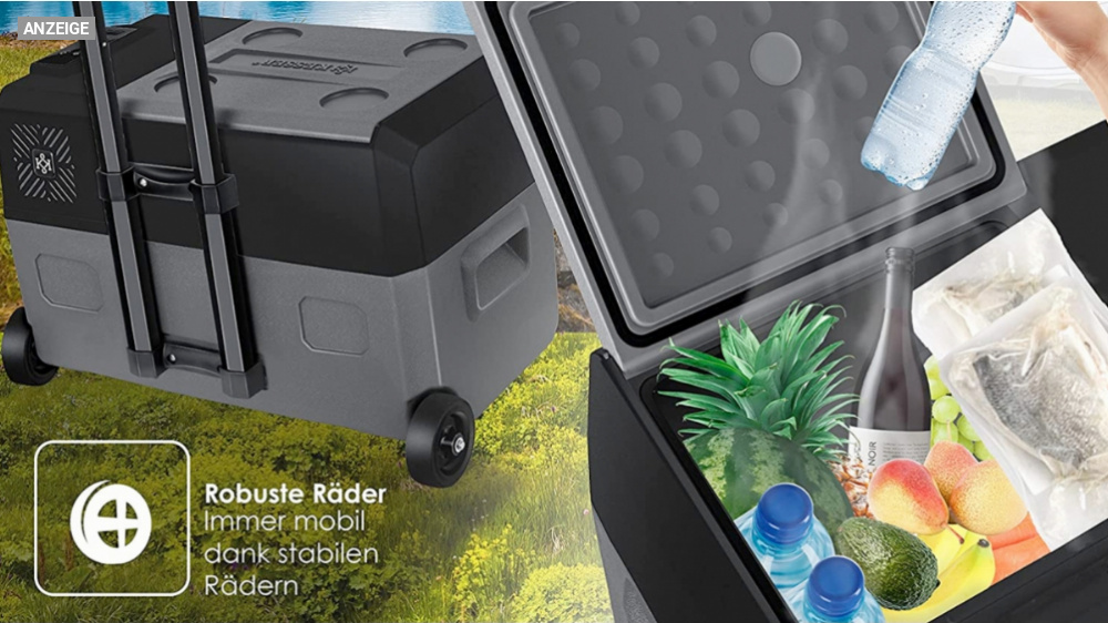 Überall kühle Speisen & Getränke: Geniale Kompressor-Kühlbox nur bei Amazon so günstig - wie lange noch?