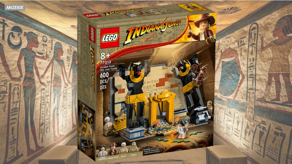 Lego Indiana Jones im Angebot: Flucht aus dem Grabmal günstiger kaufen (Lego-Set 77013)
