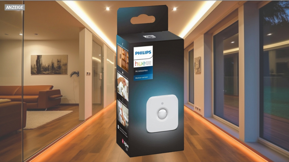 Philips Hue Motion Sensor im Angebot: 27 % Rabatt, Bewegungssensor nirgendwo günstiger