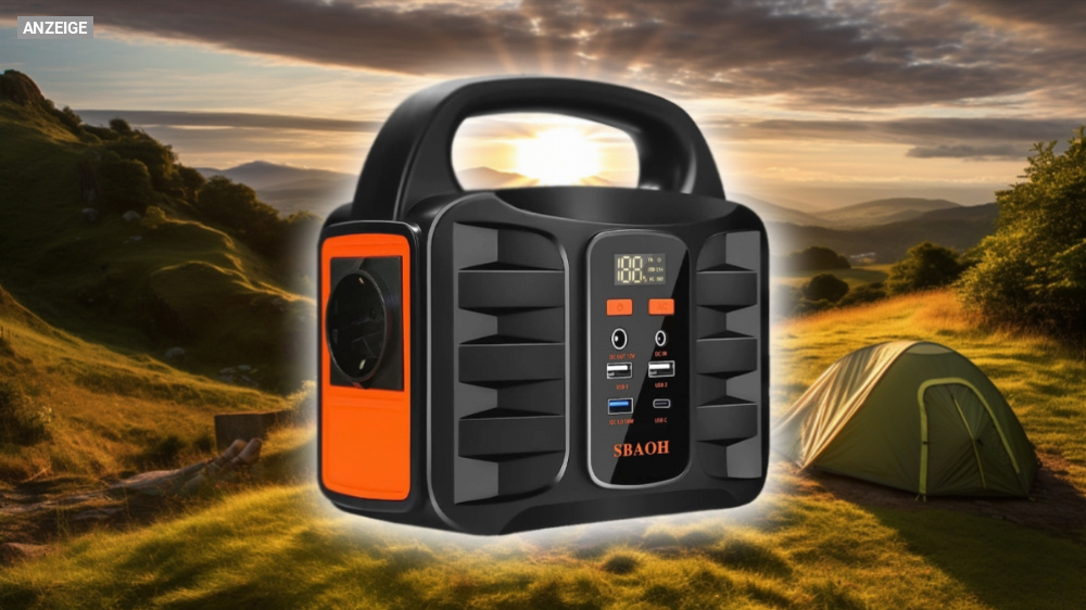 Nirgends günstiger dank 40 Euro Coupon: Tragbare Powerstation für kurze Zeit unter 100 Euro zu bekommen.