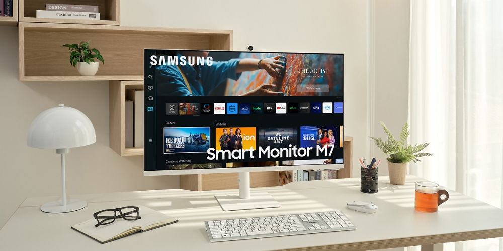 Das Monitor-Portfolio von Samsung umfasst zwei neue Smart-Modelle der M-Serie - den M7 und M8, die besonders dünn daherkommen sollen. (4)
