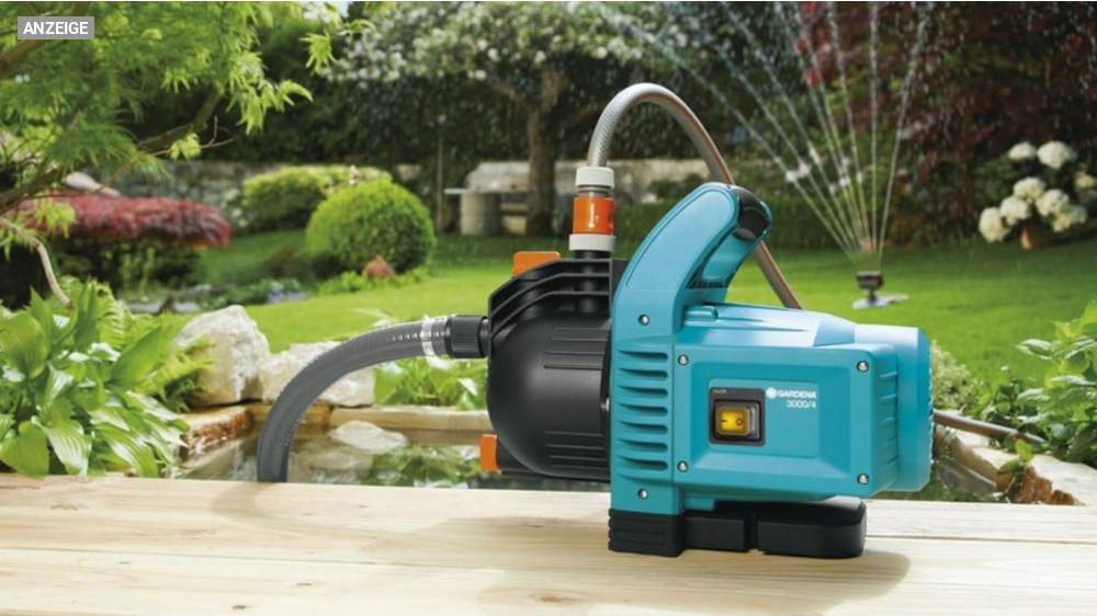 Preis abgepumpt: 25 % Rabatt auf beliebteste Gardena Gartenpumpe