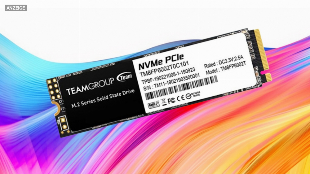 So günstig ist keine andere 2-TB-SSD: 67,90 Euro sind neuer Tiefstpreis für Teamgroup MP33