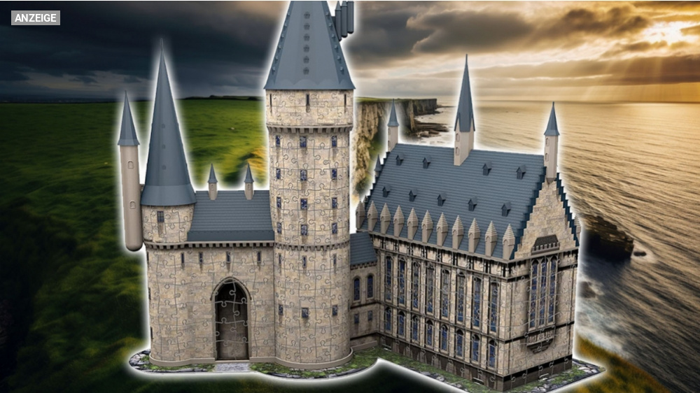 55 % Rabatt auf Harry Potter Schloss Hogwarts: Ravensburger 3D-Puzzle als Alternative zu Lego?