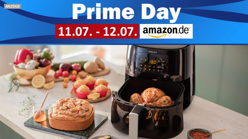 Jetzt aber schnell: Geniales Angebot für die Philips Heißluftfritteuse Airfryer HD9270/90 | Amazon Prime Day