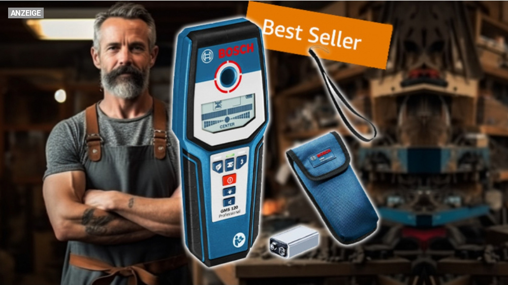 Der Röntgenblick für Heimwerker: Das Bosch Professional Ortungsgerät GMS 120 mit über 60 Euro Rabatt