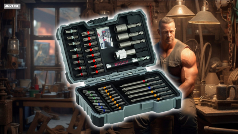 Baumarkt-Qualität zum Sparpreis: Das Bosch Professional 43-tlg. Schrauberbit- und Steckschlüsselset mit starkem Rabatt