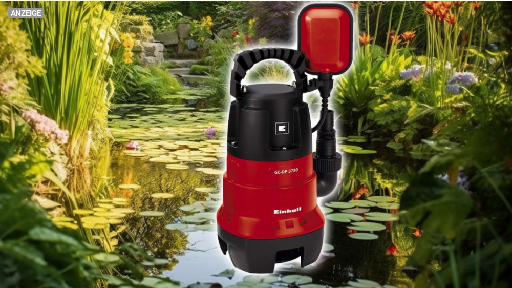 Günstiger als Gardena: Schmutzwasserpumpe Einhell GC-DP 3730 stark reduziert bei Amazon