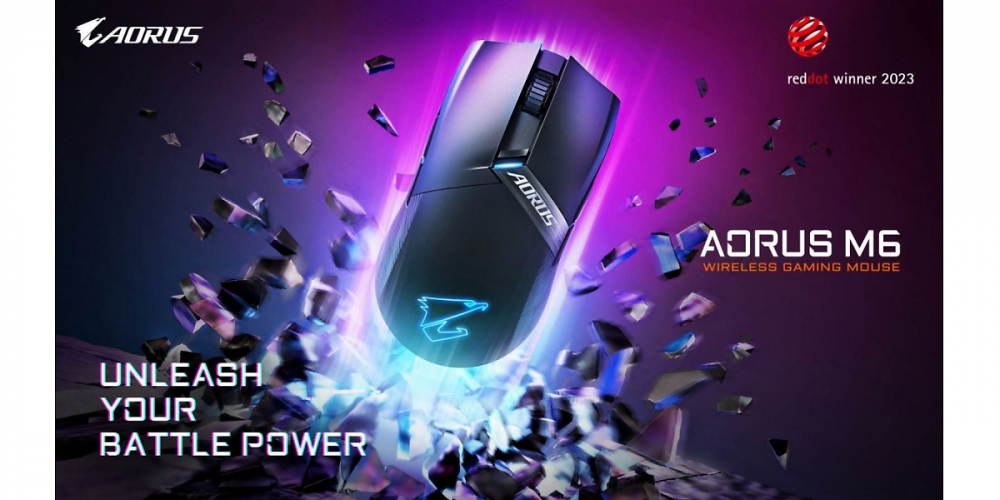 Gigabyte Aorus M6: Leichte, kabellose Gaming-Maus veröffentlicht
