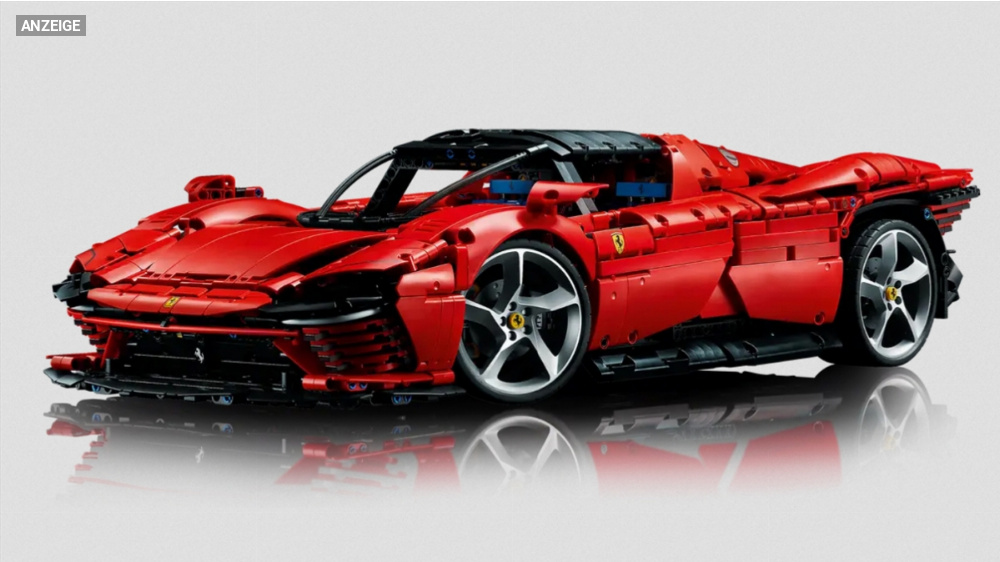 Viel PS, viel Rabatt: 170 Euro sparen bei Lego Technic Ferrari Daytona SP3 aus 3.778 Teilen (Set 42143)
