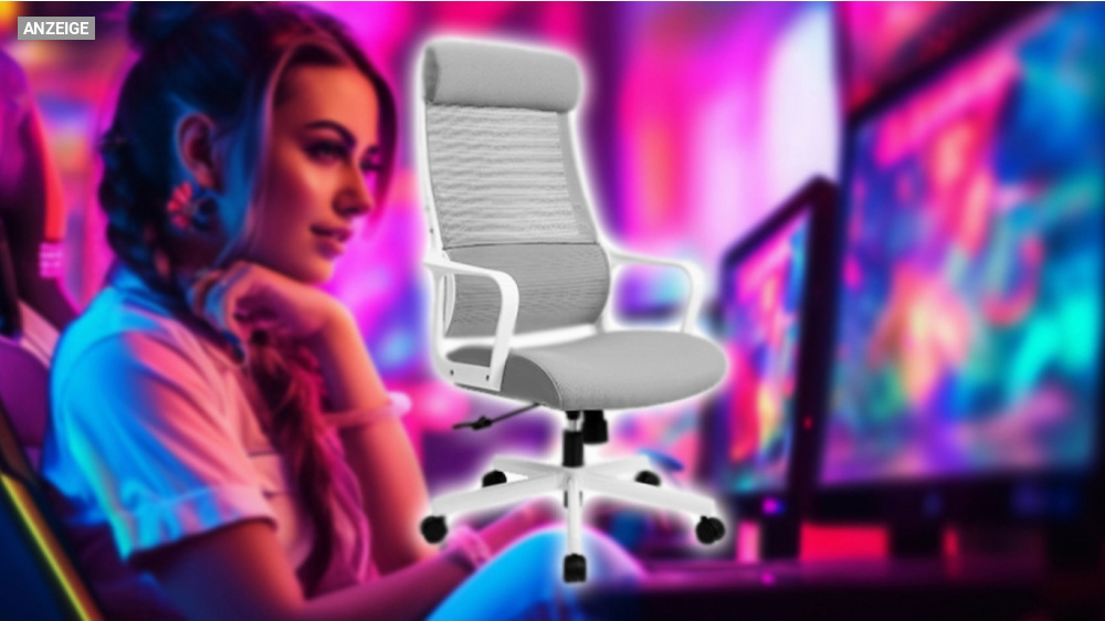 So gesund kann Sitzen sein: Ergonomischer Bürostuhl im Preis fast halbiert