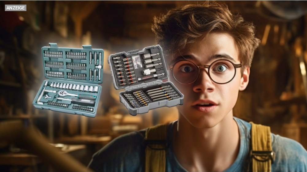 Ohne Witz: 173 Teile für 40,69 Euro! Werkzeug-Set-Bundle von Bosch & Mannesmann wird zum Amazon-Topseller