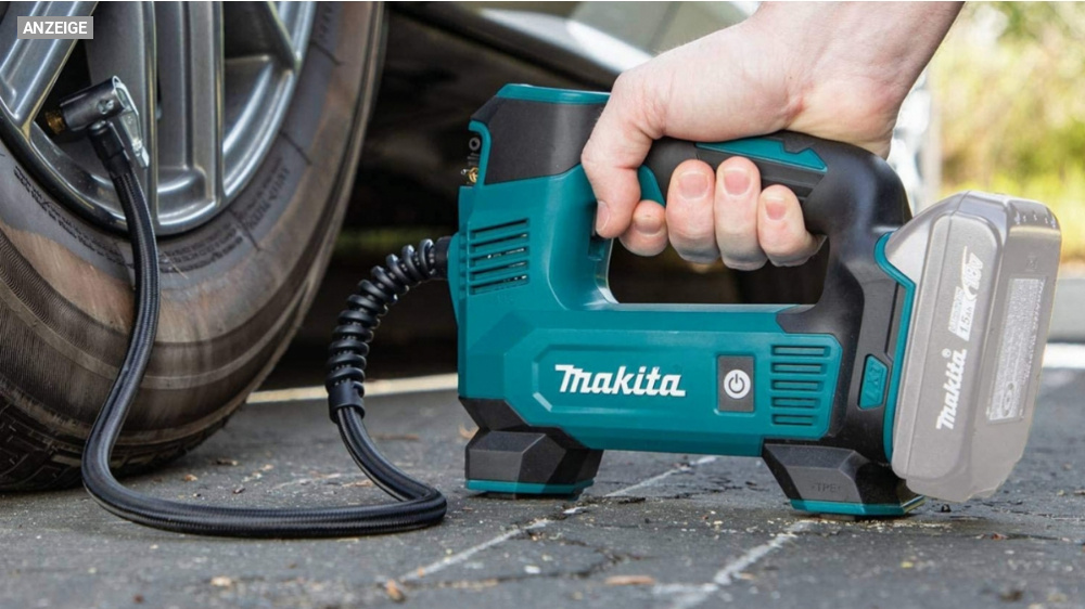 Kostet nicht mal die Hälfte: Makita Akku-Kompressor zum Top-Preis wieder lieferbar