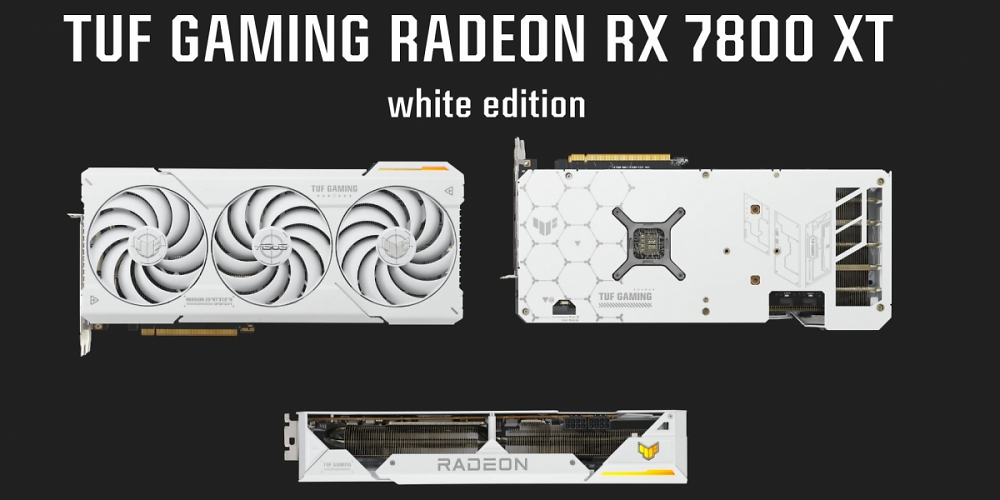 Asus Radeon RX 7700 XT / 7800 XT TUF Gaming White Edition