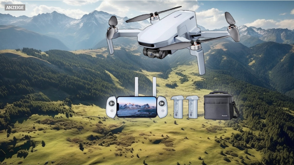 Erneut 60 % günstiger als DJI Mini 3 Pro: Drohne mit 4K-Kamera zum Aktionspreis - Amazon-Bestseller!
