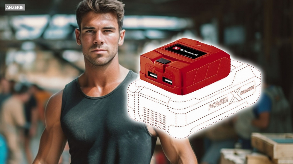 Aufgepasst, Einhell-Nutzer! Günstiger USB-Akku-Adapter lädt USB-Geräte via 18V-Akku