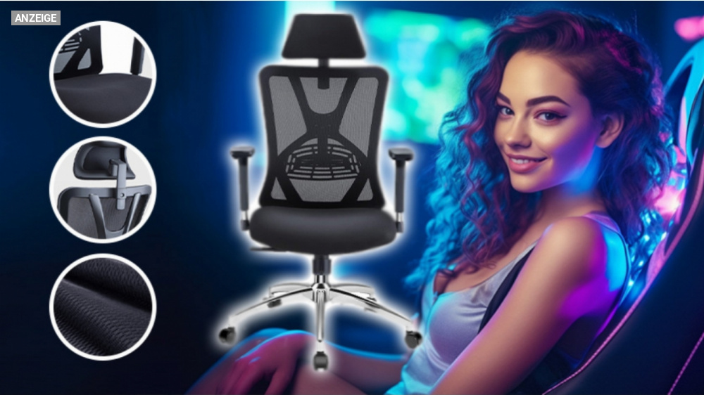 Gesund sitzen kann so günstig sein: 220 Euro Mega-Rabatt auf ergonomischen Bürostuhl