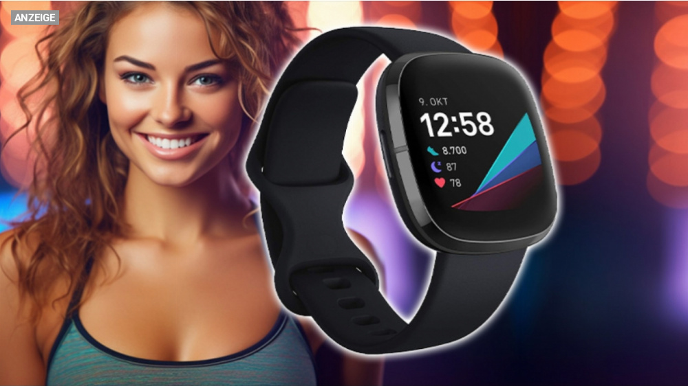 Der günstige Fitness-Coach fürs Handgelenk: Satte 46 % Rabatt auf die Fitbit Sense Smartwatch