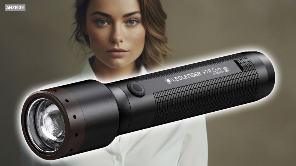 Blendendes Angebot: 30 % sparen bei Ledlenser P7R Core LED-Taschenlampe mit bis zu 7 Jahren Garantie