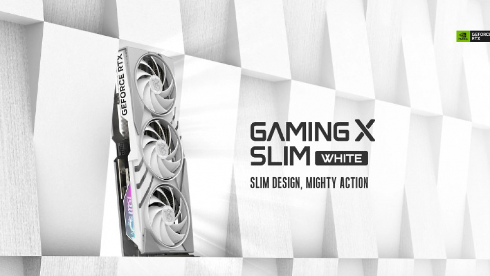 MSI Geforce RTX 4070 Ti Gaming X Slim White