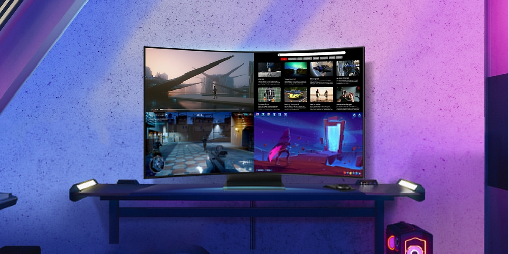 Samsung Odyssey Ark 2023: Gekrümmter Gaming-Monitor mit 55 Zoll bekommt Update