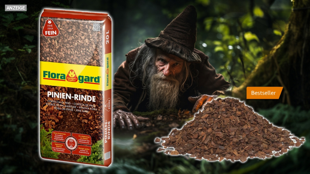 Schützt ohne Chemie vor Hitze & Unkraut: Diesen Rindenmulch kauft gerade jeder - Topseller Nr. 1 bei Amazon