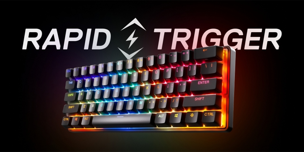 Mit Rapid Trigger erhält die Steelseries Apex Pro ein neues Feature, welches noch schnellere Reaktionszeiten verspricht.
